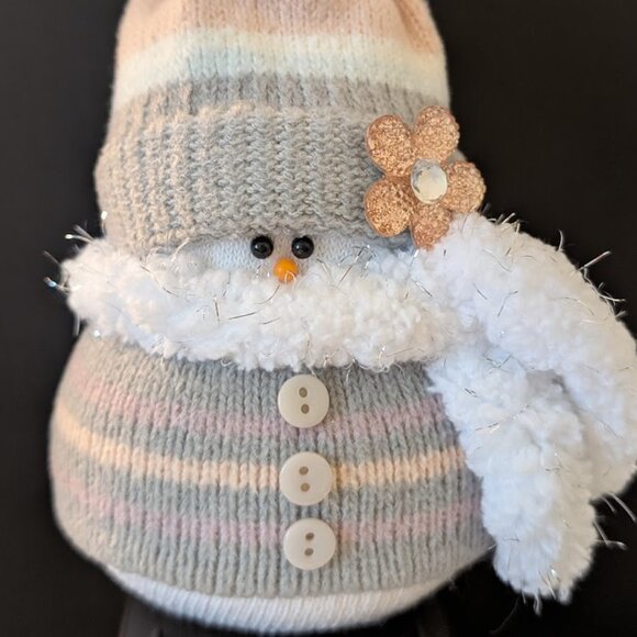 Adorable Handcrafted Sock Snowman For Any Occasion! - Picture 1 of 5